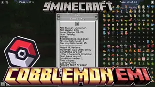 Cobblemon EMI Mod (1.21.1, 1.21) – Pokemon Spawn Info