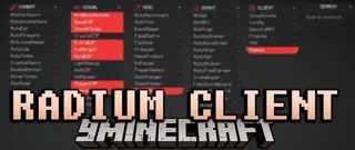 Radium Client Mod (1.21.10, 1.21.1) – Free Ghost Client for DonutSMP, Anarchy Servers