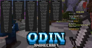 Odin Mod (1.21.11, 1.8.9) – Lightweight Skyblock Tools