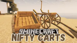 Nifty Carts Mod (1.21.11, 1.20.1) – Supply Cart, Plow, and Animal Cart