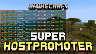 Super HostPromoter Mod (1.20.1, 1.20) – Advertise For The Sponsors