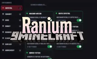 Ranium Client Mod (1.21.1) – God Mode Donut SMP PvP