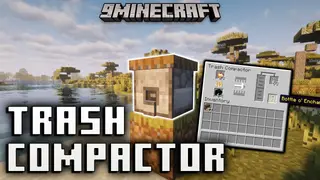 Trash Compactor Mod (1.21.11, 1.20.1) – Transform Your Unwanted Items Into Valuable XP