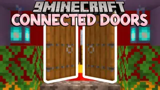 Connected Doors Mod (26.1, 1.20.1) – Open and Close Double Doors Together