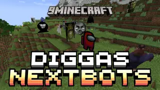 Diggas Nextbots Mod (1.20.1, 1.19.2) – Scary 2D Hunters