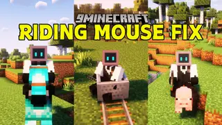 Riding Mouse Fix Mod (26.1, 1.20.1) – Fixes the Sluggish Mouse Feeling