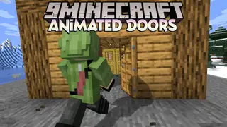 Animated Doors Mod (26.2, 1.20.1) – Door Open & Close Animation