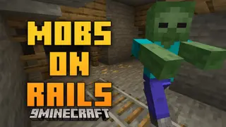 Mobs On Rails Mod (26.1, 1.20.1) – Mob Mobility Overhaul