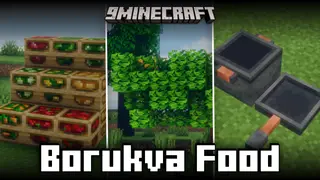 Borukva Food Mod (1.21.11, 1.21.1) – New Server-Side Food, Crops, Trees, Blocks, Etc