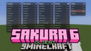 Sakura 6 Client Mod (1.21.4) – Advanced PvP Automation Tools