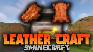 Leather Craft Mod (1.21.11, 1.20.1) – Making Leather Out of Flesh