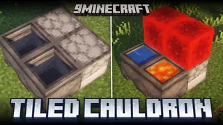 Tiled Cauldron Mod (1.21.11, 1.20.1) – Use Fluid Transmission Pipes On Cauldrons