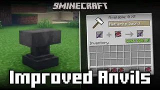 Improved Anvils Mod (1.21.11, 1.20.1) – Removes The “To Expensive” Message On Anvils