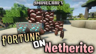 Fortune On Netherite Mod (1.20.1, 1.19.2) – Raw Debris And Fortune Drops