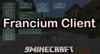 Francium Client Mod (1.21.4, 1.21.1) – Another Ghost Client for Crystal PvP