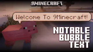 Notable Bubble Text Mod (1.21.11, 1.20.1) – In-Game Chat Bubbles