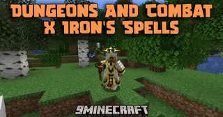 Dungeons And Combat x Iron's Spells Mod (1.20.1, 1.20) – Unleash Combat Magic