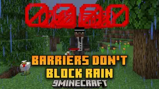 Barriers Don't Block Rain Mod (1.21.11, 1.20.1) – Build Freely With Barriers