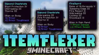 ItemFlexer Mod (1.21.11, 1.20.1) – Showing Off Your Powerful Items