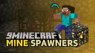 Mine Spawners Mod (1.21.11, 1.20.1) – Get Spawners Using a Silk Touch Pick