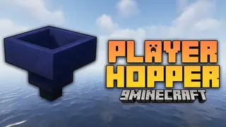 Player Hopper Mod (1.21.11, 1.20.1) – A Hopper That Pulls Items From A Player's Inventory