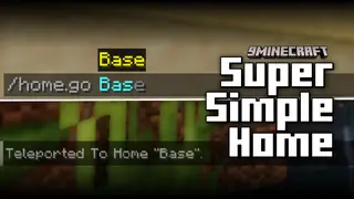 Super Simple Home Mod (1.21.11, 1.20.6) – Simple Home Teleportation Commands