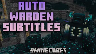 Auto Warden Subtitles Mod (1.21.11, 1.20.1) – Stay Alert In The Deep Dark