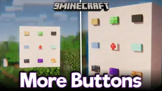 More Buttons Mod (1.21.11, 1.20.1) – Hundreds of New Buttons