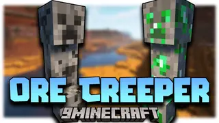 Ore Creeper Mod (1.21.11, 1.20.1) – Many Different Types Of Creeper