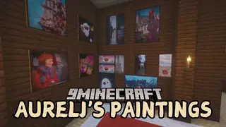 Aurelj's Paintings Mod (1.21.11, 1.21.1) – 19 New Paintings