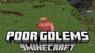 Poor Golems Mod (1.21.11, 1.20.1) – Mob Farm Drop Rate Control