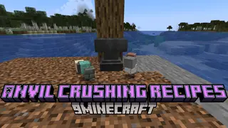 Anvil Crushing Recipes Mod (1.21.11, 1.20.1) – Interactive Anvil Interactions