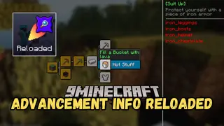 Advancement Info Reloaded Mod (1.21.11, 1.21.1) – Enhances the Advancements Info UI