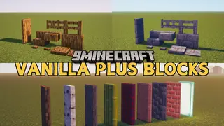 Vanilla Plus Blocks Mod (1.21.11, 1.20.1) – Adds 2500+ New Block Variants