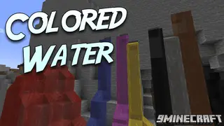 Colored Water Mod (1.21.11, 1.20.1) – Easy Way to Color Water