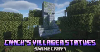 Cinch's Villager Statues Mod (1.21.11, 1.20.1) – Decorative Villager Statues