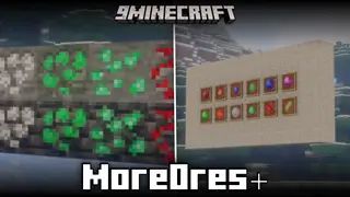MoreOres+ Mod (1.21.11, 1.21.1) – 12 New Ores & Minerals