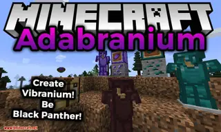 Adabranium Mod (1.21.11, 1.20.1) – Wakanda's Materials