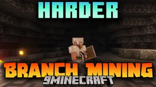 Harder Branch Mining Mod (1.21.11, 1.20.1) – Harder Digging and Deeper Exhaustion