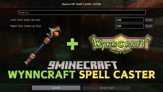 Wynncraft Spell Caster Mod (1.21.11, 1.21.1) – Configurable Single-spell Macros