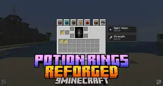 Potion Rings Reforged Mod (1.21.11, 1.20.1) – Wearable Rings With Effects
