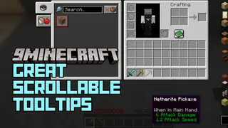 Great Scrollable Tooltips Mod (1.21.11, 1.20.1) – Scrollable Item Tooltips