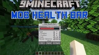 Mob Health Bar Mod (1.21.11, 1.20.1) – New Style of Health Bar