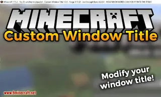 Custom Window Title Mod (1.21.11, 1.20.1) – Display Real-Time FPS in The Title Bar