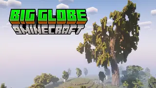 Big Globe Mod (1.21.11, 1.20.1) – Makes The Game World Bigger to Explore