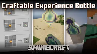 Craftable Experience Bottle Mod (1.21.11, 1.20.1) – Craft & Store Experience Points