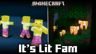 It's Lit Fam Mod (1.21.11, 1.20.6) – Makes Mobs And Entities Glow