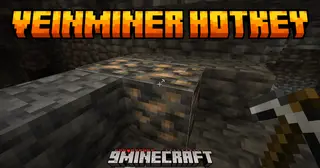 Veinminer Hotkey Mod (1.21.11, 1.21.1) – Hold to Preview and Mine Whole Veins