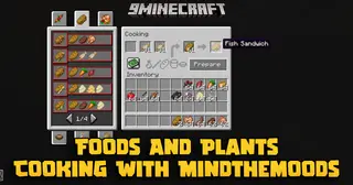 Foods And Plants Cooking With Mindthemoods Mod (1.21.1, 1.20.1) – Advanced Meals And Dietary Mechanics
