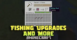 Fishing Upgrades And More Mod (1.20.1, 1.20) – New Fishing Rod Enchantments